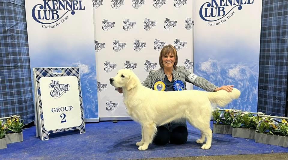 Lesley and Angel, Group 2, Scottish Kennel Club